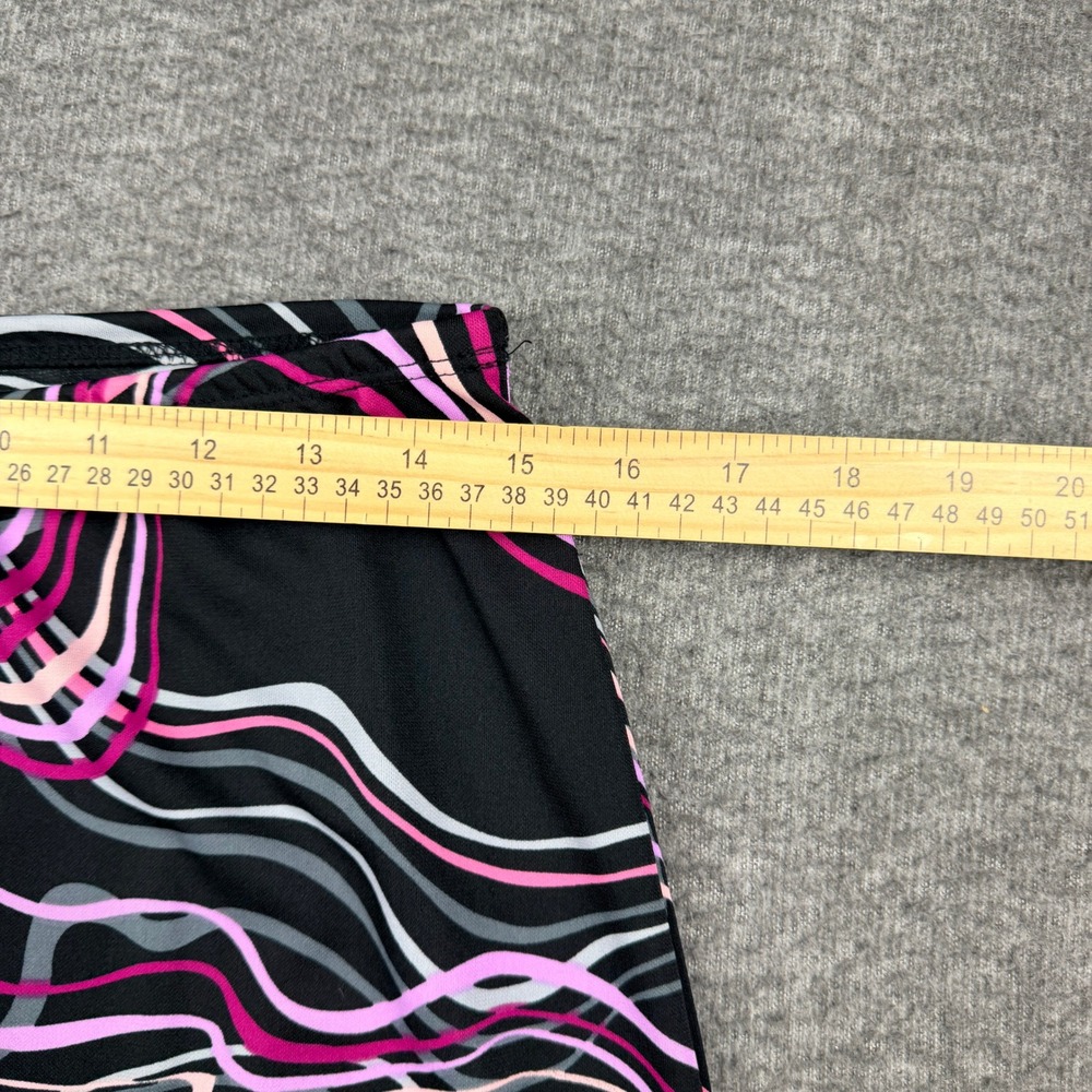 My Michelle Vintage Y2K Psychedelic Swirl Mini Skirt Women's Large Black Pink - Picture 6 of 7